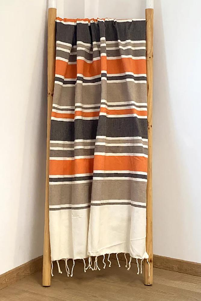 TELO MARE COTONE UNISEX CIOCCOLATO HELIOS CHOCOLAT COMPTOIR DE LA PLAGE